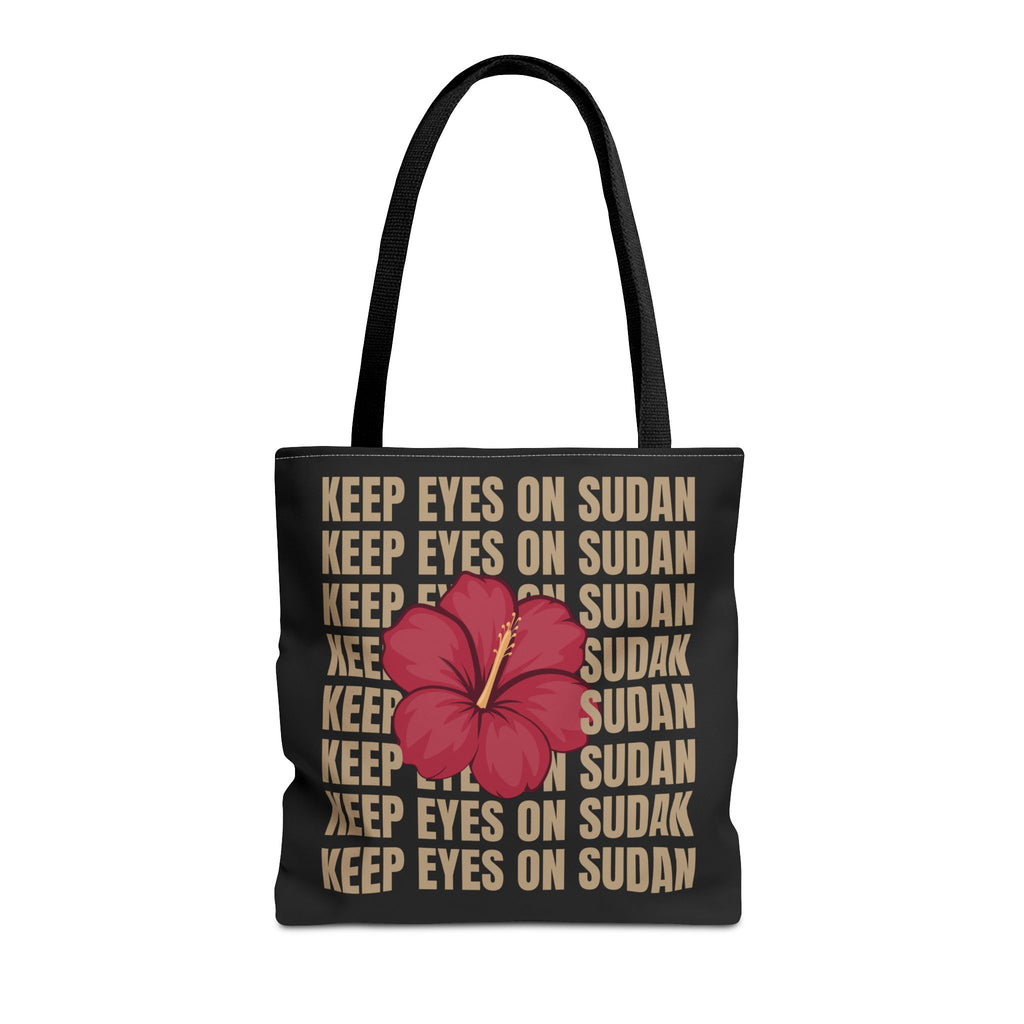 Keep Eyes on Sudan Hibiscus Tote