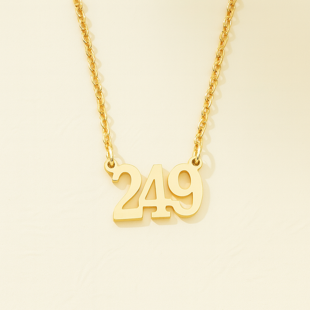National Number “249” Pendent