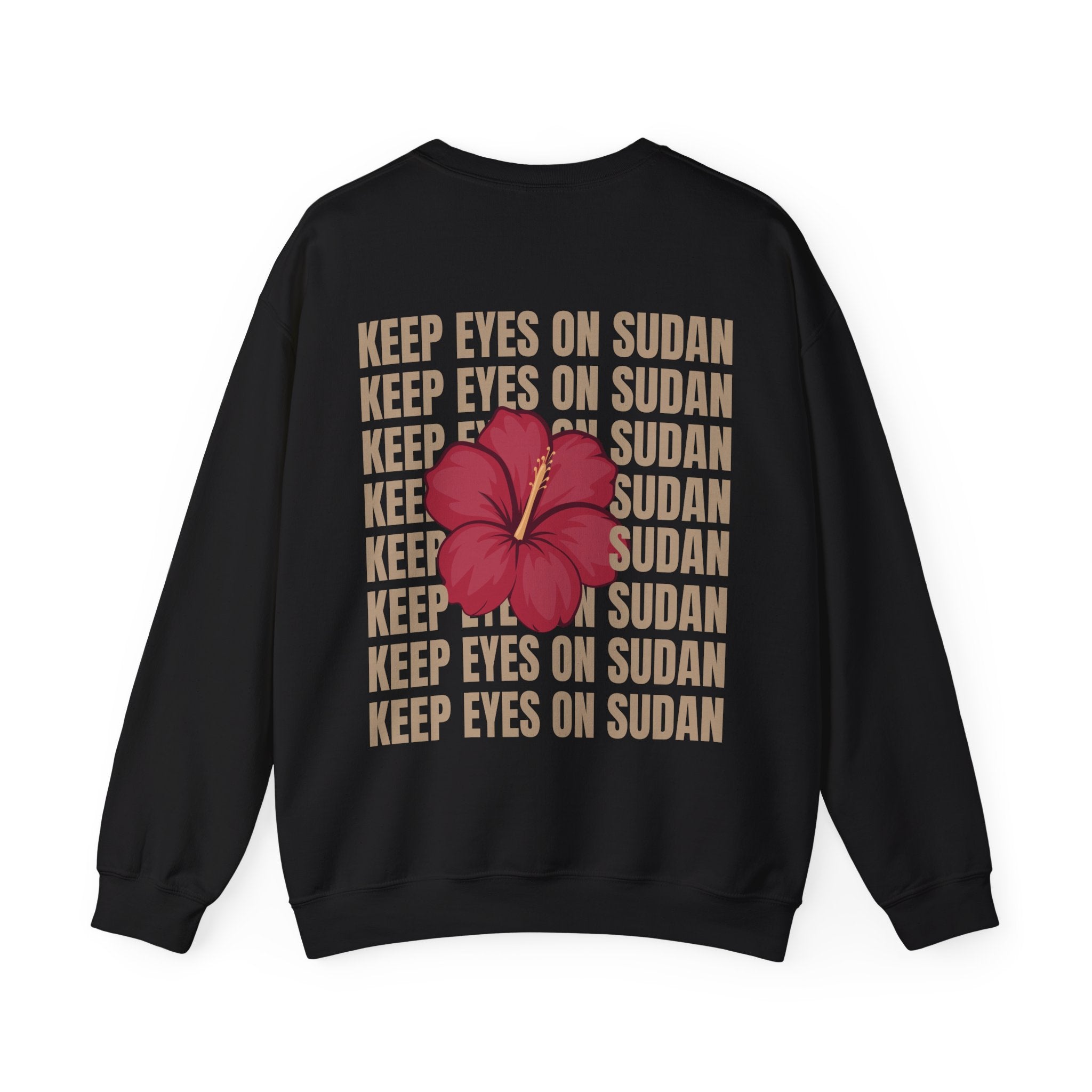 Keep Eyes on Sudan Hibiscus Crewneck