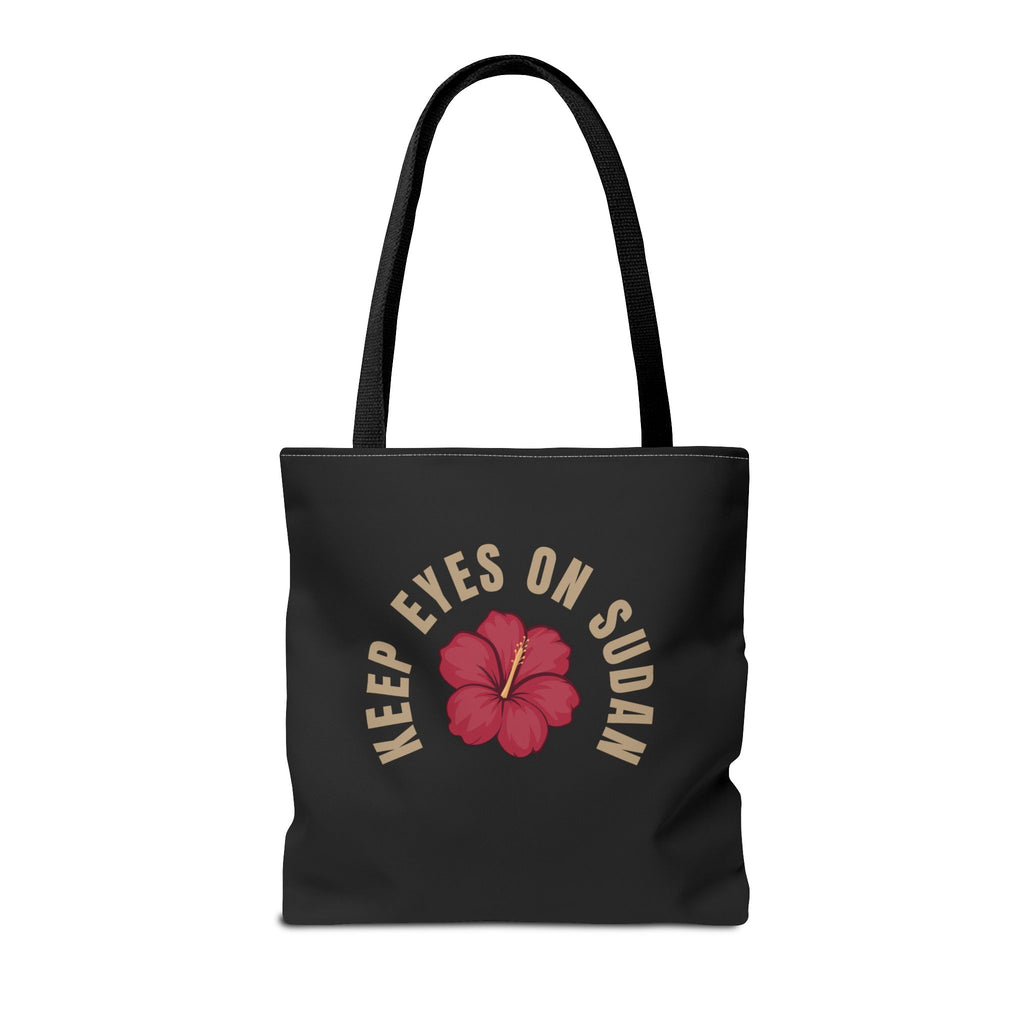 Keep Eyes on Sudan Hibiscus Tote