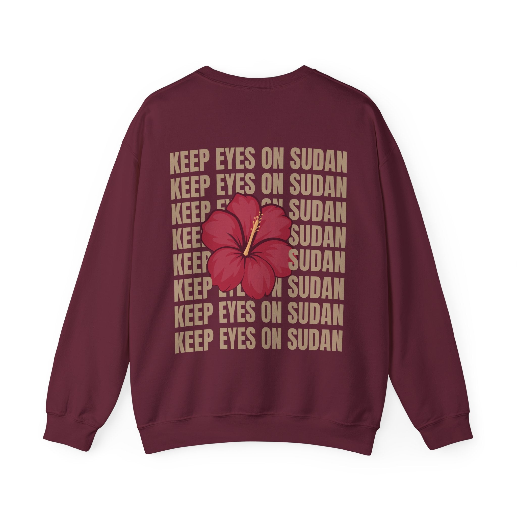Keep Eyes on Sudan Hibiscus Crewneck