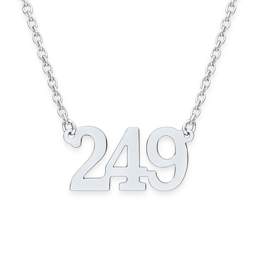 National Number “249” Pendent